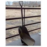 One Metal Scooping Shovels with Extra Shovel Missing Handle