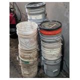 Large Lot of 5 Gallon Buckets