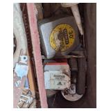 Tool Box Filled with Hardware and Tools