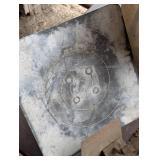 Concrete/Mud Finishing Lot - 7 Piece - Trowels, Edger, Holder Plate