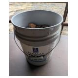 5 Gallon Bucket cut up Wood Chunks