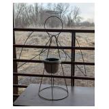 Metal Angel Plant Stand