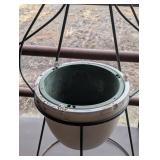 Metal Angel Plant Stand