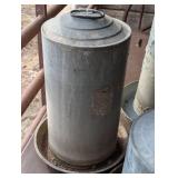 3 Amazing Galvanized Feeders - 1 missing lid
