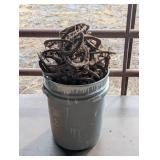 Overflowing 5 Gallon Bucket - Real Horseshoes - Heavy