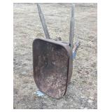 Solid Metal Wheelbarrow