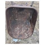 Solid Metal Wheelbarrow