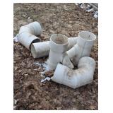 Pile Random 6" PVC Fittings