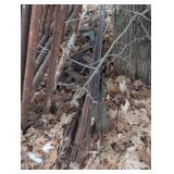 Large Set of Scaffolding - 10 Upright - Pile of Side Supports - Extra Casters