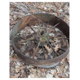 Large Heavy Duty Cast Iron Wheel