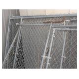 Large Chain Link Dog Kennel with Gate - Build your own Fence or Kennel