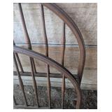 Vintage Metal Bed Headboard/Footboard and Frame