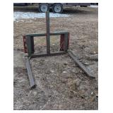 Large Skid Steer Attachment Forks (Hay Spears)