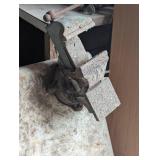 Large Heavy Duty Bench Vise - Attached to Counter