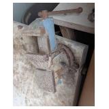 Large Heavy Duty Bench Vise - Attached to Counter