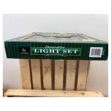 10 pc John Deere Mini String Light Covers Combines (5) Wheat Headers and (5) Corn Headers - String Lights Not Included