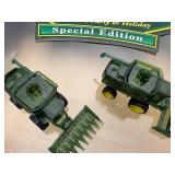 10 pc John Deere Mini String Light Covers Combines (5) Wheat Headers and (5) Corn Headers - String Lights Not Included