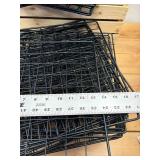 (55) 14" x 14" Black Metal Shalving Grid