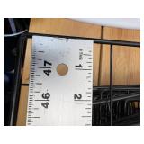 (55) 14" x 14" Black Metal Shalving Grid