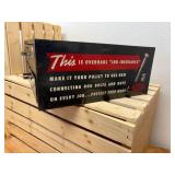 Vintage Mechanic Shop Federal Mogul Connecting Rod Bolts & Nuts 2 Drawer Metal Storage Cabinet