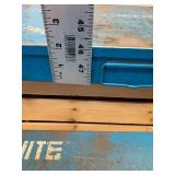 (2) SS White Speedo Blue Flat DrawerToolboxes With Parts