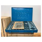 (2) SS White Speedo Blue Flat DrawerToolboxes With Parts