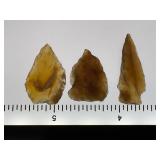 (7) Pre-1600 Knife River Flint Detailer Artifacts Eastern South Dakota