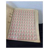 Ephemera US Lung Association Christmas Seals Sheets 1939 through early 1980
