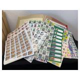 Ephemera US Lung Association Christmas Seals Sheets 1939 through early 1980