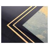 vintage framed print of "White Birch" by Maxfield Parrish, originally published in 1930