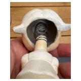 Mid-Cent Enesco "Kiss Me" Girl Ceramic Nodder Bobblehead Japan