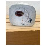 Mid-Cent Enesco "Kiss Me" Girl Ceramic Nodder Bobblehead Japan