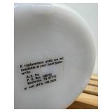 2 Aladin Lamps Milk Glass Pheasent Design One of the huricaines is broken