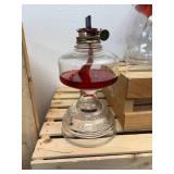 3 Oil Lamps 4 Huricanes