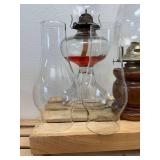 3 Oil Lamps 4 Huricanes