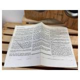 Working Heavy Brass Portal Style Clock, Barometer and Thermometer