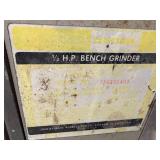 Craftsman 1/2 HP bench grinder