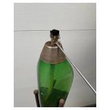 Art Deco Glass Kerosene Lamp