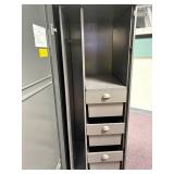 Tower Security Cabinet with hideaway door- Lock has been removed to replace with new owners