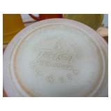 (5) Fireking Barrel Milk Glass Coffee Mugs