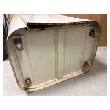 vintage 1950s Westinghouse roaster oven cabinet stand on rollers