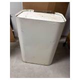 vintage 1950s Westinghouse roaster oven cabinet stand on rollers