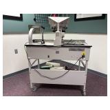 Working Melco EMT 10T industrial embroidery machine, Lots of Upkeep and Replacement Parts, Manuals & Hoops