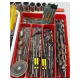 Bunch of Tools - Drill bits, screw drivers, chizels etc