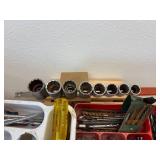 Bunch of Tools - Drill bits, screw drivers, chizels etc