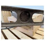 Antique Metal Bike Pump with Wood Handle