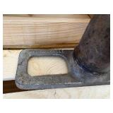 Antique Metal Bike Pump with Wood Handle