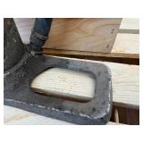 Antique Metal Bike Pump with Wood Handle