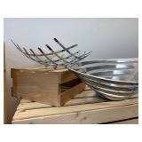 Vintage Metal Fruit Bowls