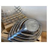 Vintage Metal Fruit Bowls